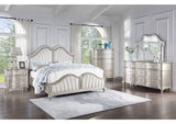 223392 Evangeline 3-drawer Nightstand Silver Oak