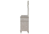 223393M Evangeline 9-drawer Dresser with Mirror Silver Oak