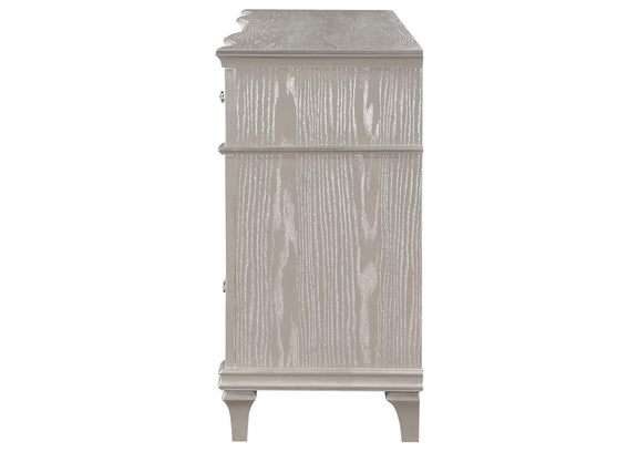 223393 Evangeline 9-drawer Dresser Silver Oak