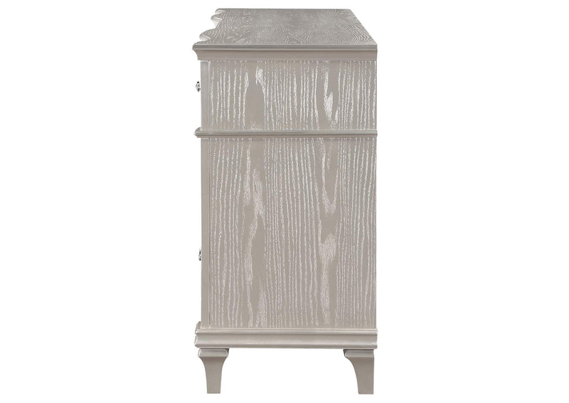 223393 Evangeline 9-drawer Dresser Silver Oak