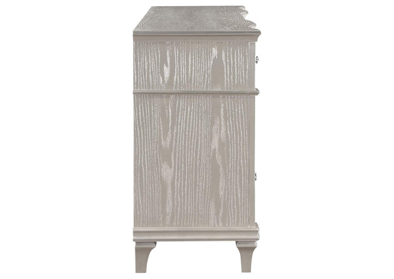 223393 Evangeline 9-drawer Dresser Silver Oak