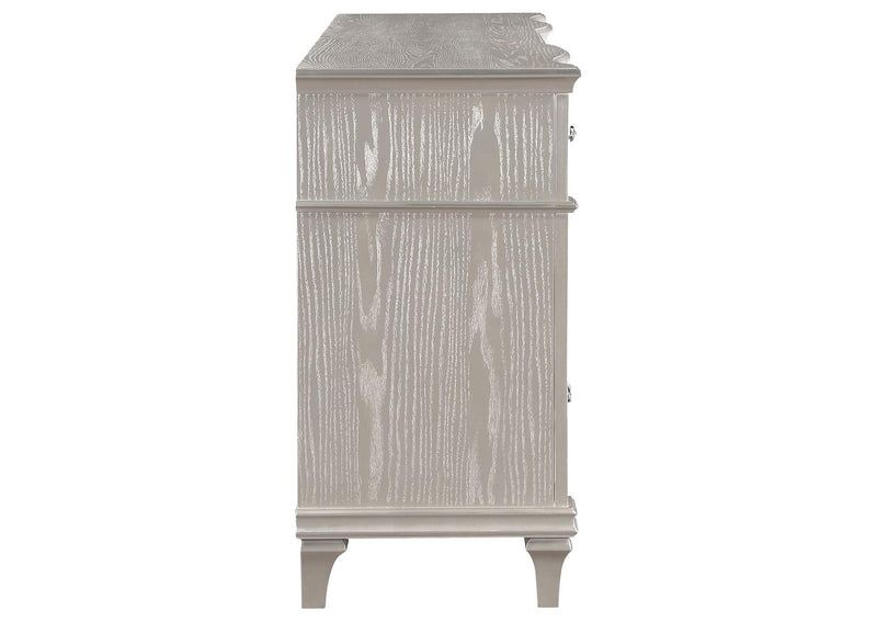 223393 Evangeline 9-drawer Dresser Silver Oak