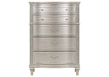 223395 Evangeline 6-drawer Bedroom Chest Silver Oak