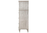 223395 Evangeline 6-drawer Bedroom Chest Silver Oak