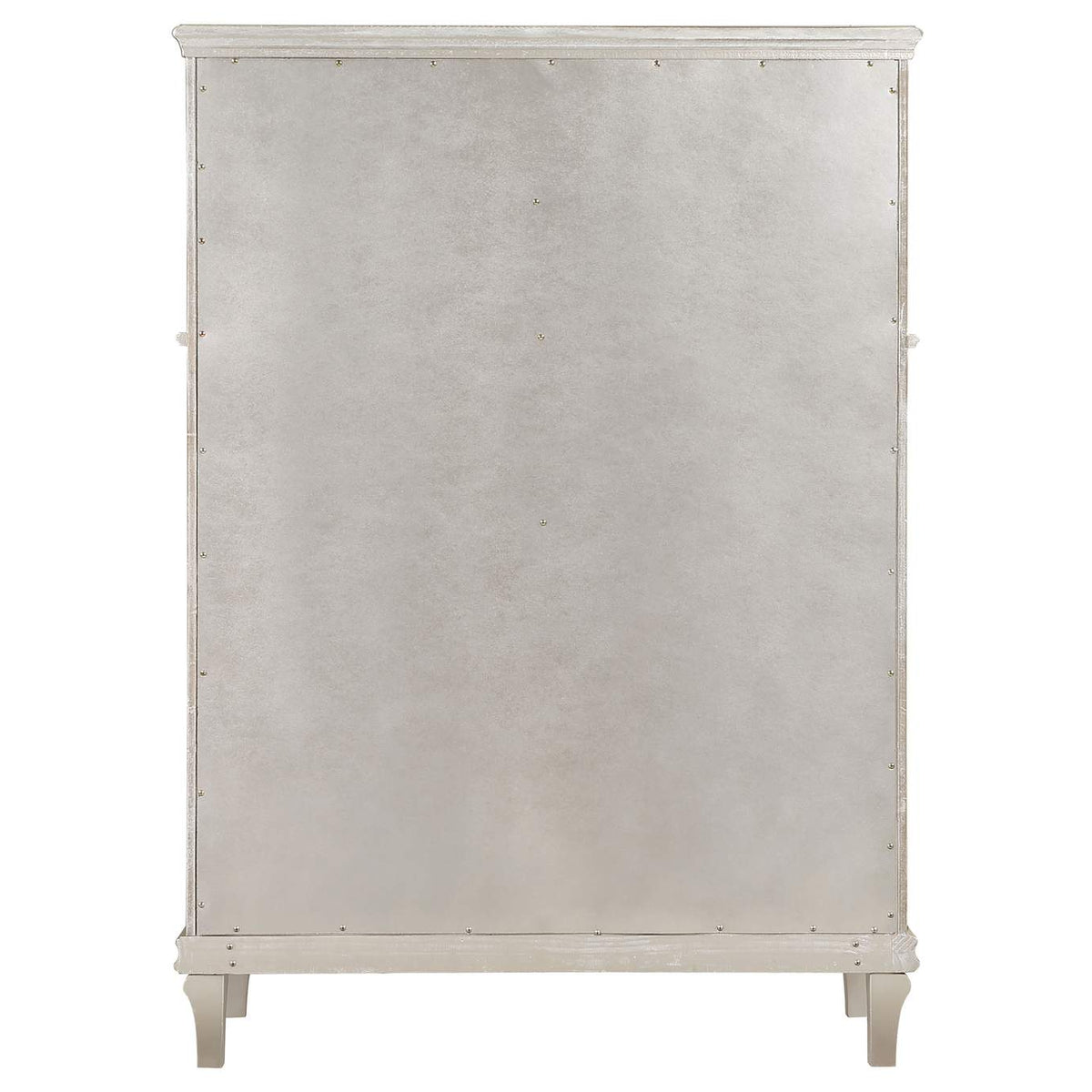 223395 Evangeline 6-drawer Bedroom Chest Silver Oak