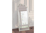 223400 Evangeline Full Length LED Light Floor Mirror Silver Oak