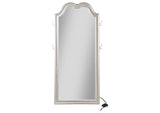 223400 Evangeline Full Length LED Light Floor Mirror Silver Oak