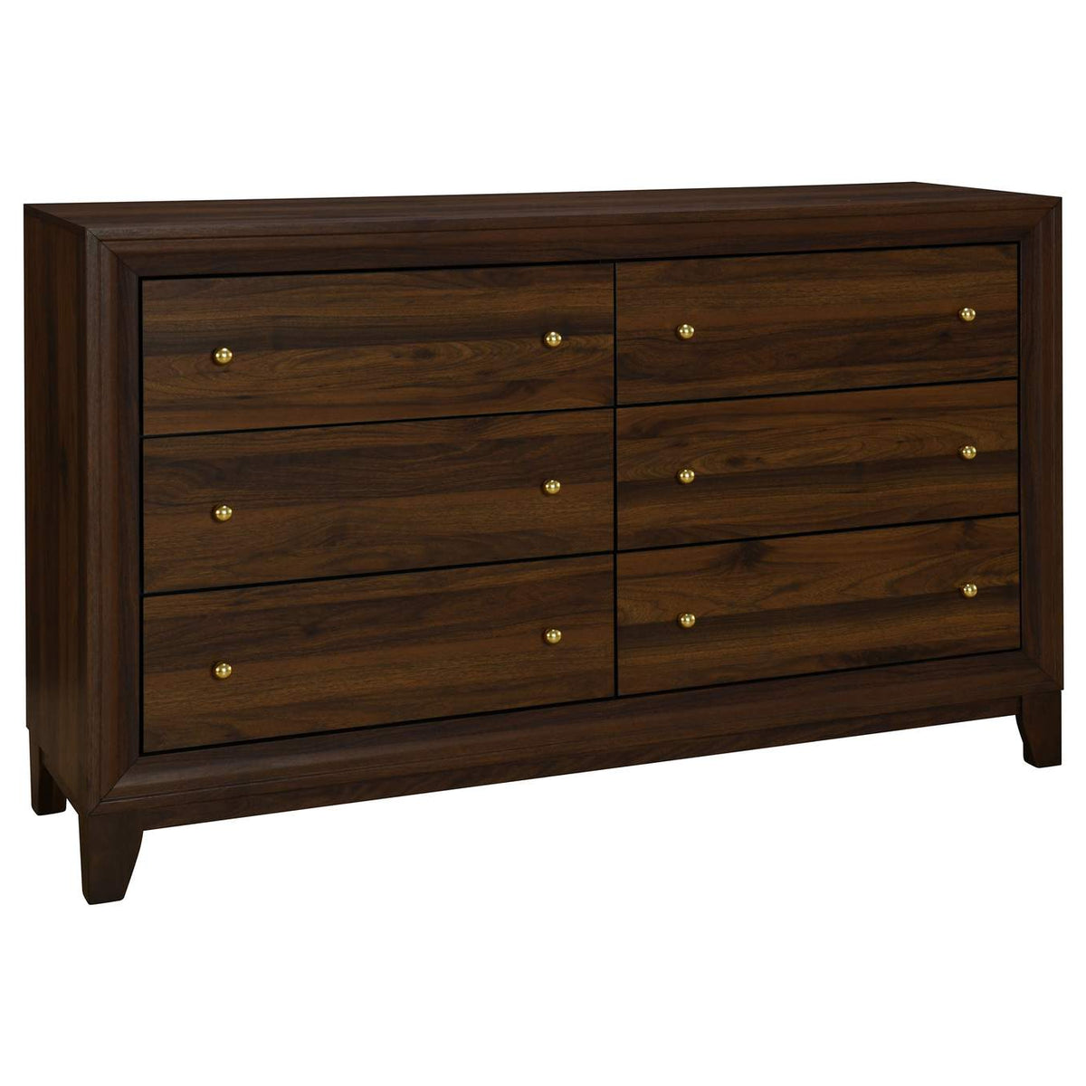 223441KW-S4 Welsley 4-piece California King Bedroom Set Walnut