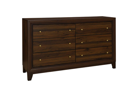 223441KW-S4 Welsley 4-piece California King Bedroom Set Walnut