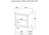 223441KW-S4 Welsley 4-piece California King Bedroom Set Walnut