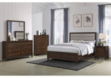 223441KW-S5 Welsley 5-piece California King Bedroom Set Walnut
