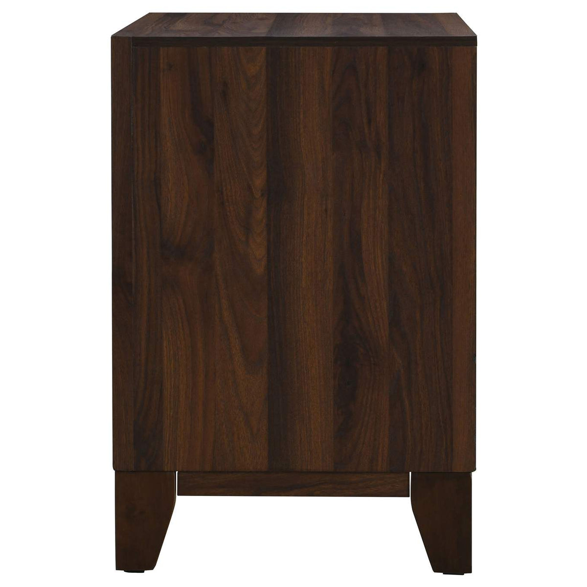 223442 Welsley 2-drawer Nightstand Bedside Table Walnut