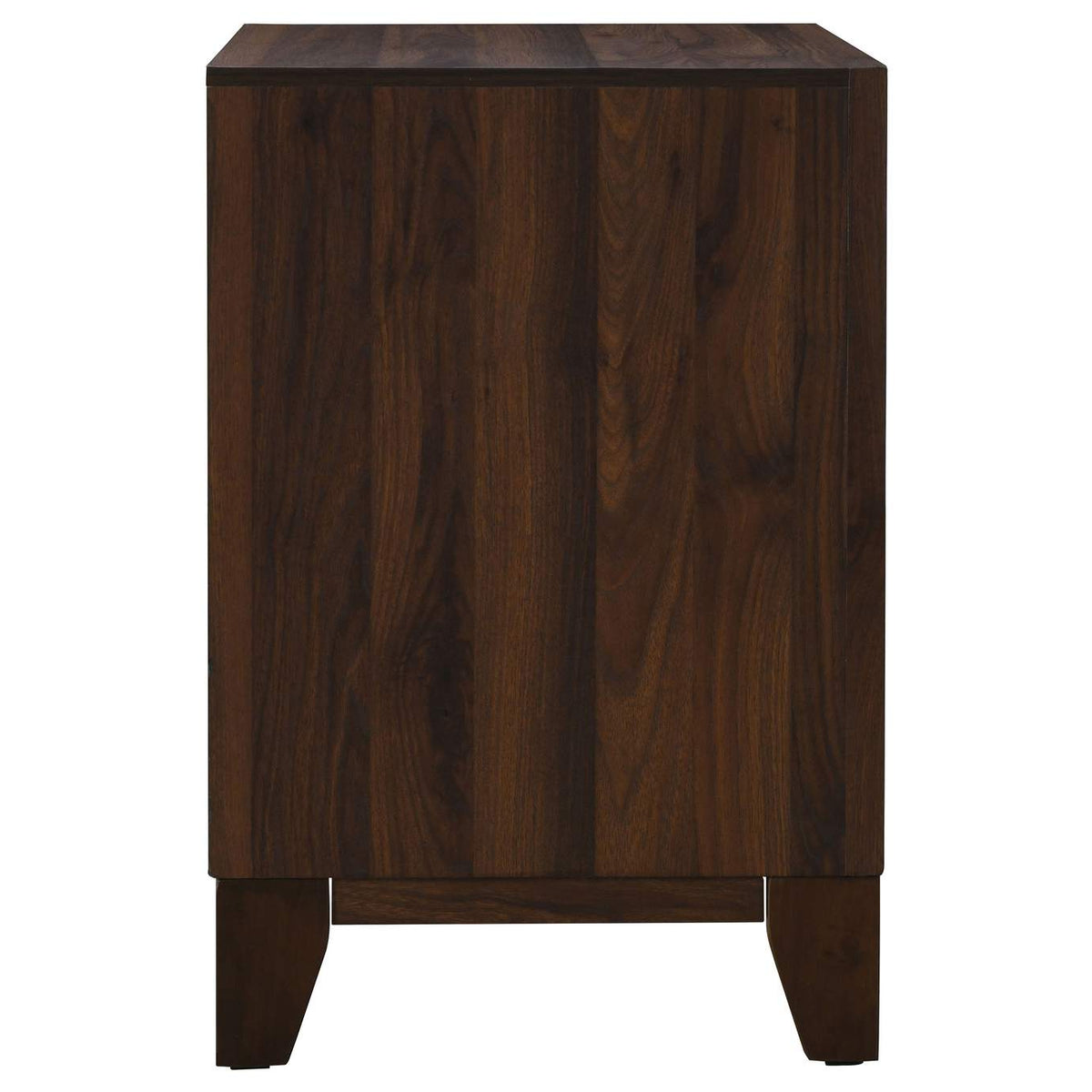 223442 Welsley 2-drawer Nightstand Bedside Table Walnut