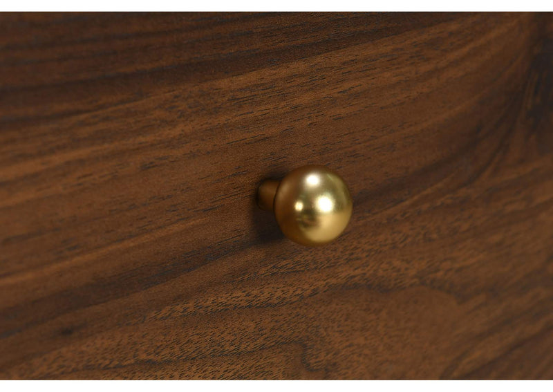 223443 Welsley 6-drawer Dresser Cabinet Walnut