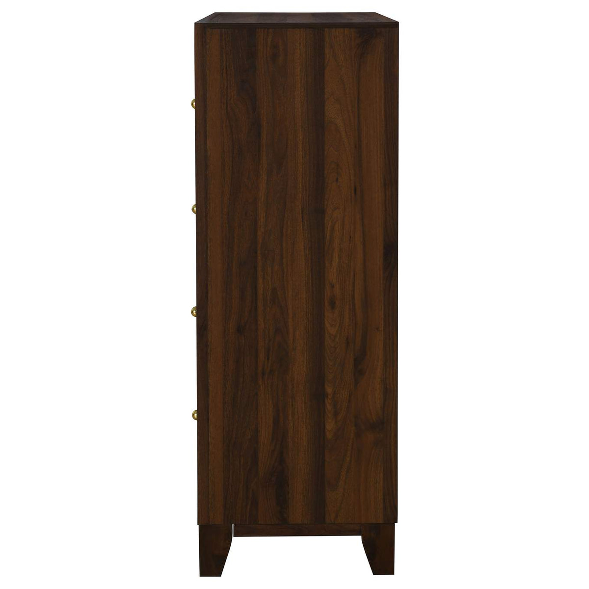 223445 Welsley 4-drawer Chest of Drawers Walnut