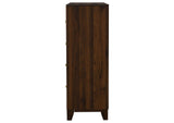223445 Welsley 4-drawer Chest of Drawers Walnut