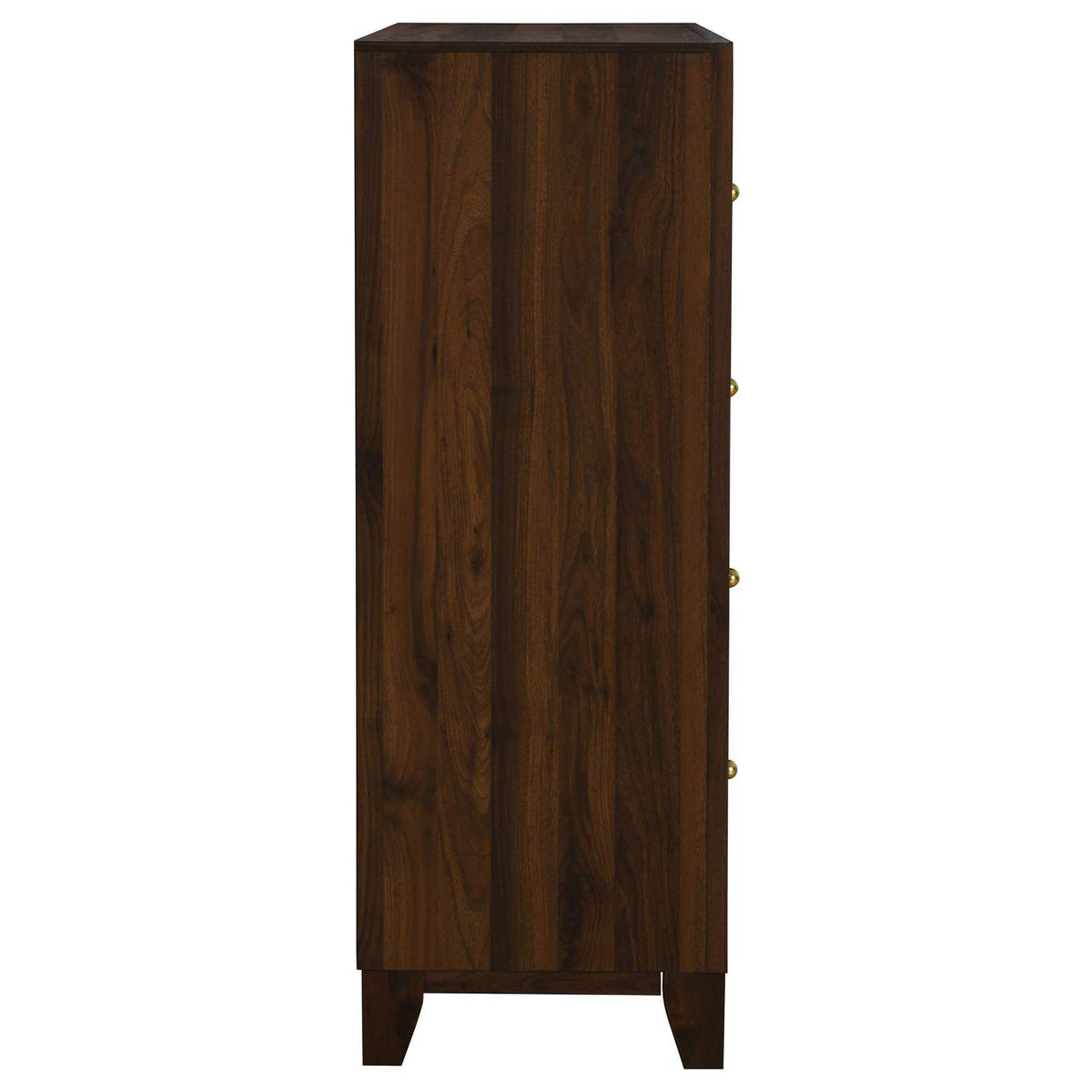 223445 Welsley 4-drawer Chest of Drawers Walnut