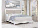 223471KE Bexhill 56-inch Upholstered Eastern King Panel Bed White