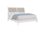 223471KE Bexhill 56-inch Upholstered Eastern King Panel Bed White