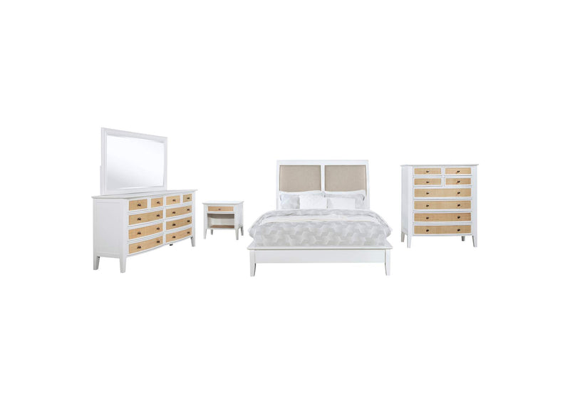 223471KW-S5 Bexhill 5-piece California King Bedroom Set White