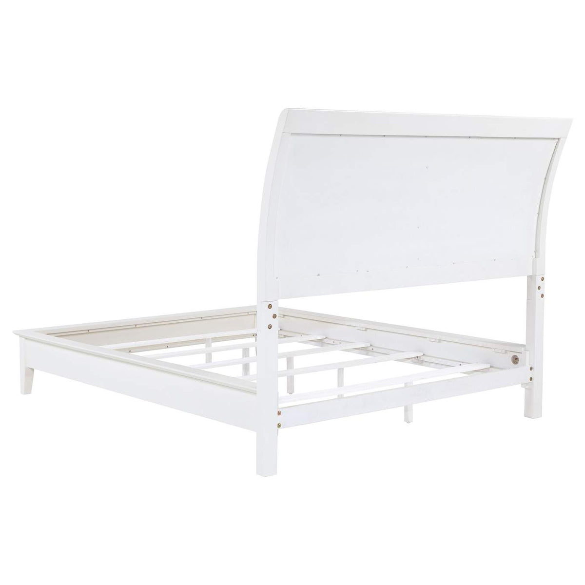 223471KW Bexhill 56-inch Upholstered California King Panel Bed White