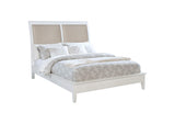 223471Q Bexhill 56-inch Upholstered Queen Panel Bed White