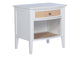 223472 Bexhill 1-drawer Nightstand Bedside Table White