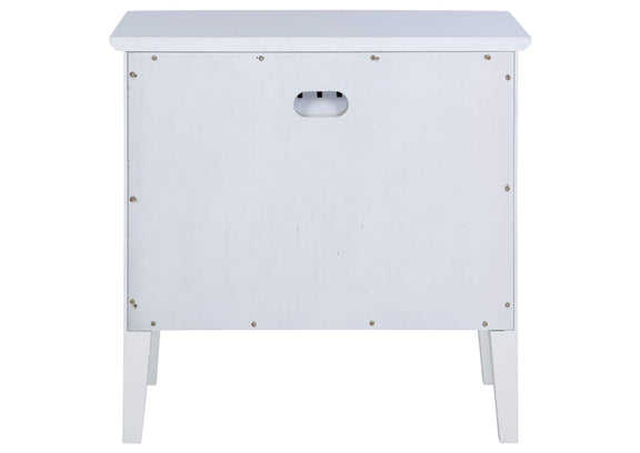 223472 Bexhill 1-drawer Nightstand Bedside Table White