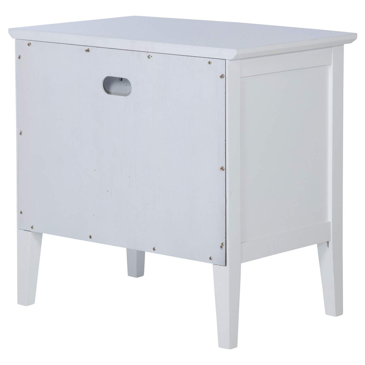 223472 Bexhill 1-drawer Nightstand Bedside Table White