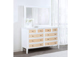 223473M Bexhill 10-drawer Dresser and Mirror White