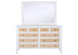 223473M Bexhill 10-drawer Dresser and Mirror White