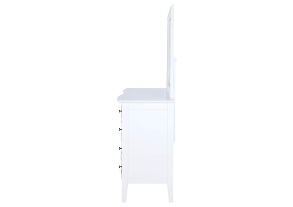 223473M Bexhill 10-drawer Dresser and Mirror White
