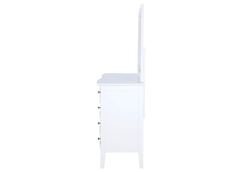 223473M Bexhill 10-drawer Dresser and Mirror White