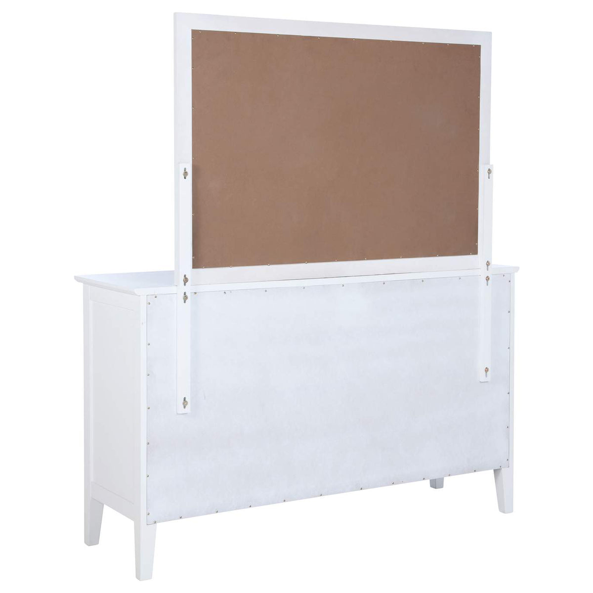 223473M Bexhill 10-drawer Dresser and Mirror White