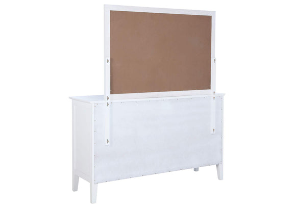 223473M Bexhill 10-drawer Dresser and Mirror White