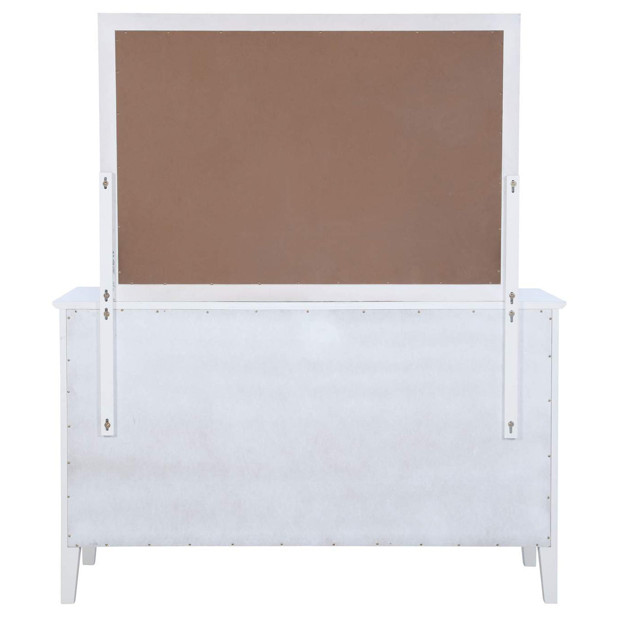 223473M Bexhill 10-drawer Dresser and Mirror White