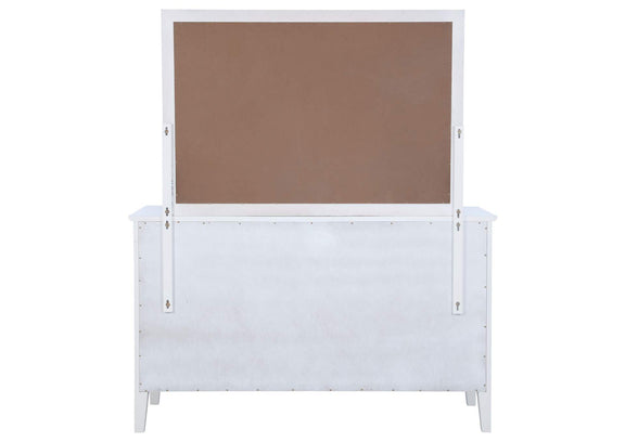 223473M Bexhill 10-drawer Dresser and Mirror White
