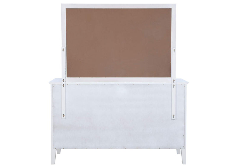 223473M Bexhill 10-drawer Dresser and Mirror White