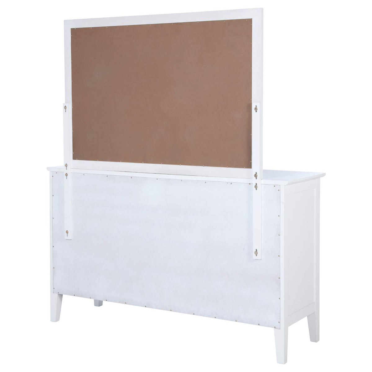 223473M Bexhill 10-drawer Dresser and Mirror White