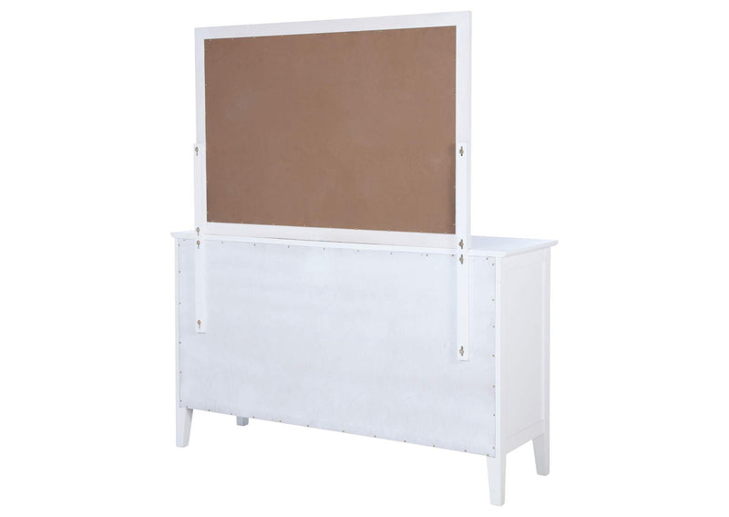 223473M Bexhill 10-drawer Dresser and Mirror White