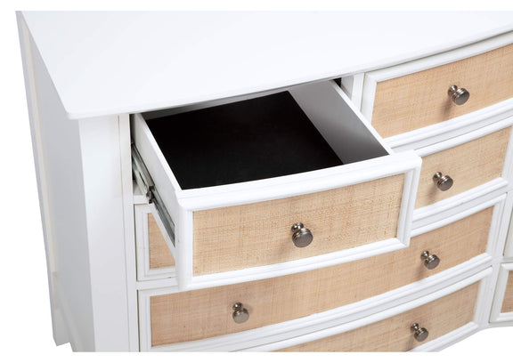 223473 Bexhill 10-drawer Dresser Cabinet White