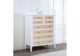 223475 Bexhill 8-drawer Chest of Drawers White