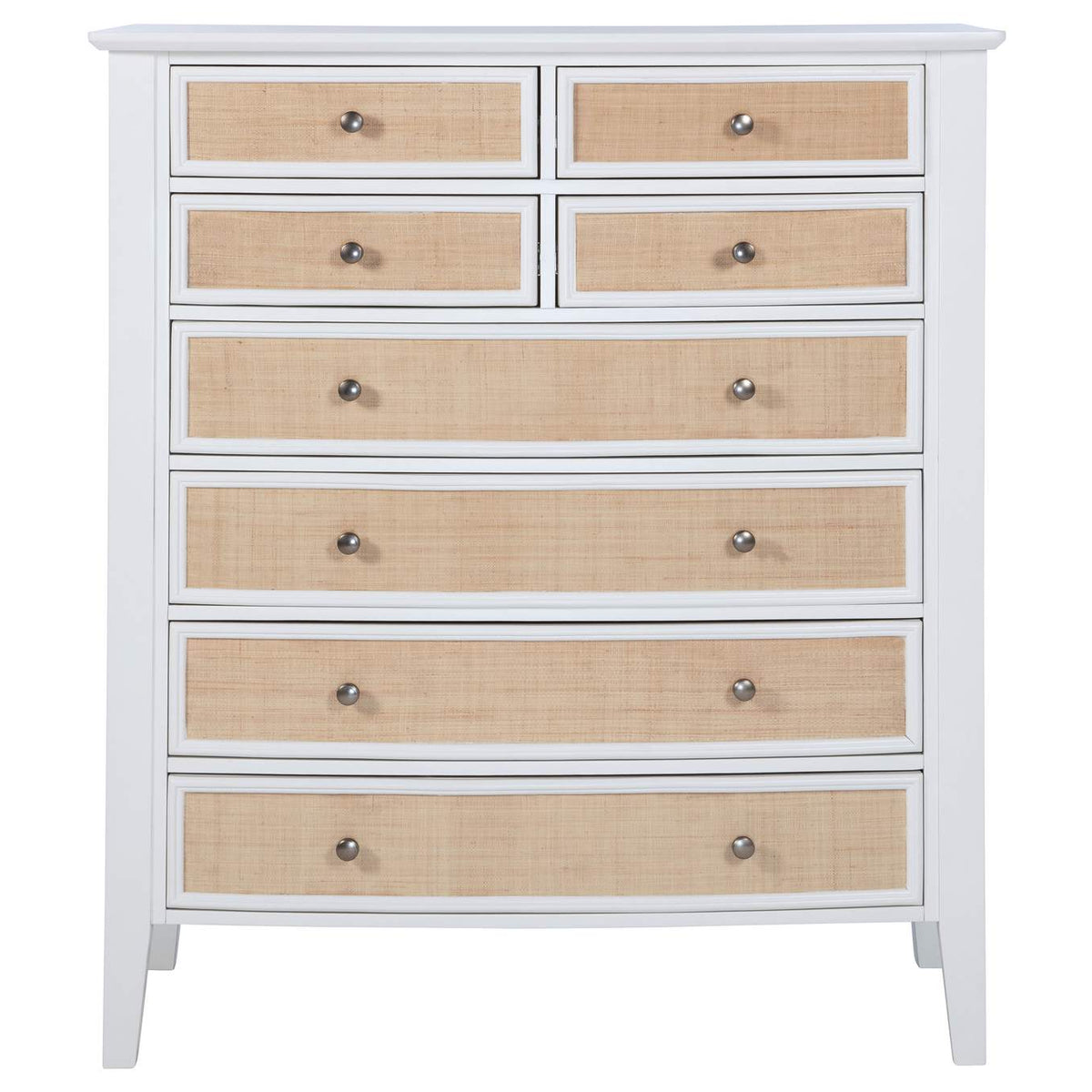 223475 Bexhill 8-drawer Chest of Drawers White