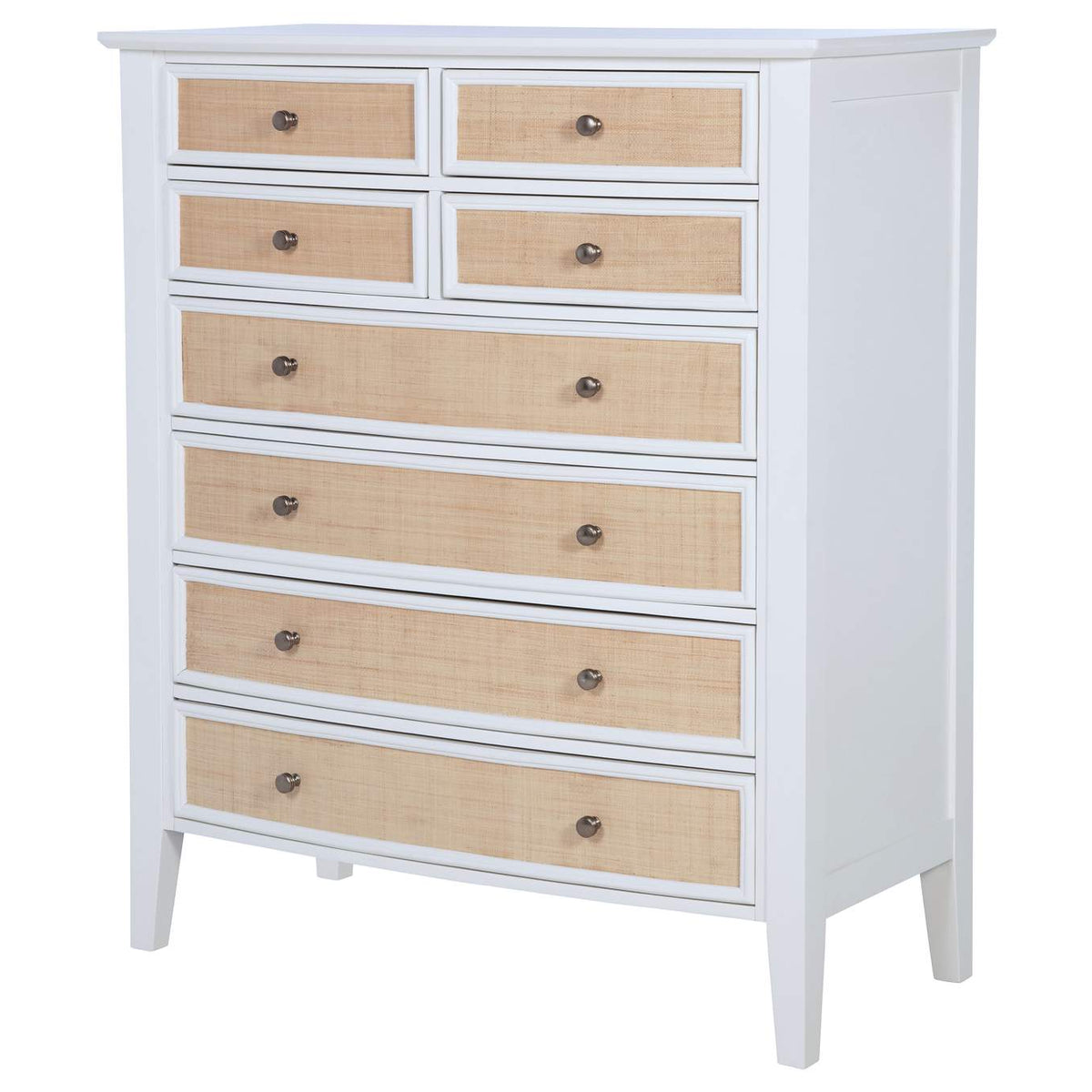 223475 Bexhill 8-drawer Chest of Drawers White