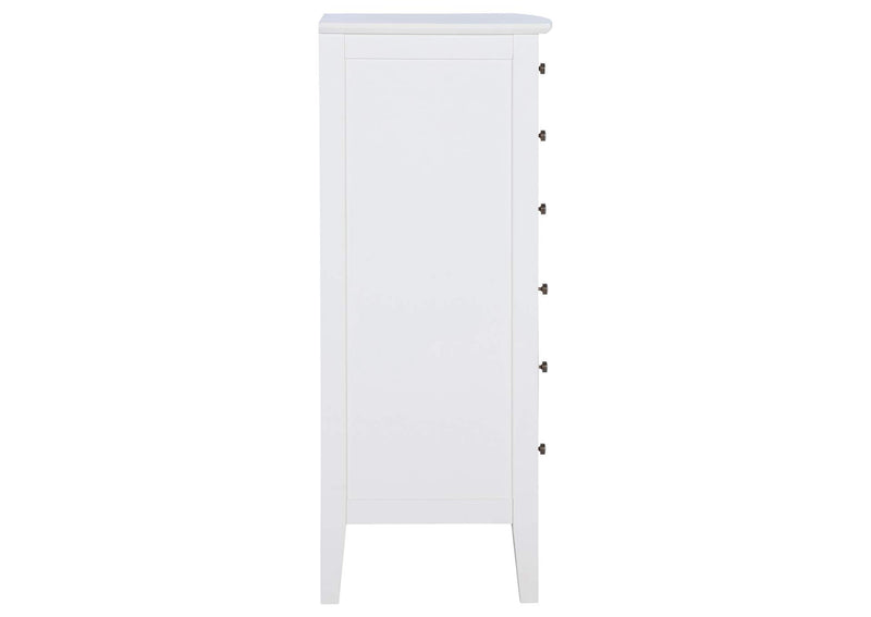 223475 Bexhill 8-drawer Chest of Drawers White
