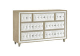 223521KE-S5 Antonella 5-piece Eastern King Bedroom Set Ivory