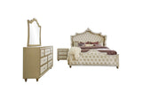 223521KW-S4 Antonella 4-piece California King Bedroom Set Ivory