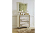 223525 Antonella 5-drawer Bedroom Chest Ivory and Camel