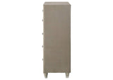 223525 Antonella 5-drawer Bedroom Chest Ivory and Camel