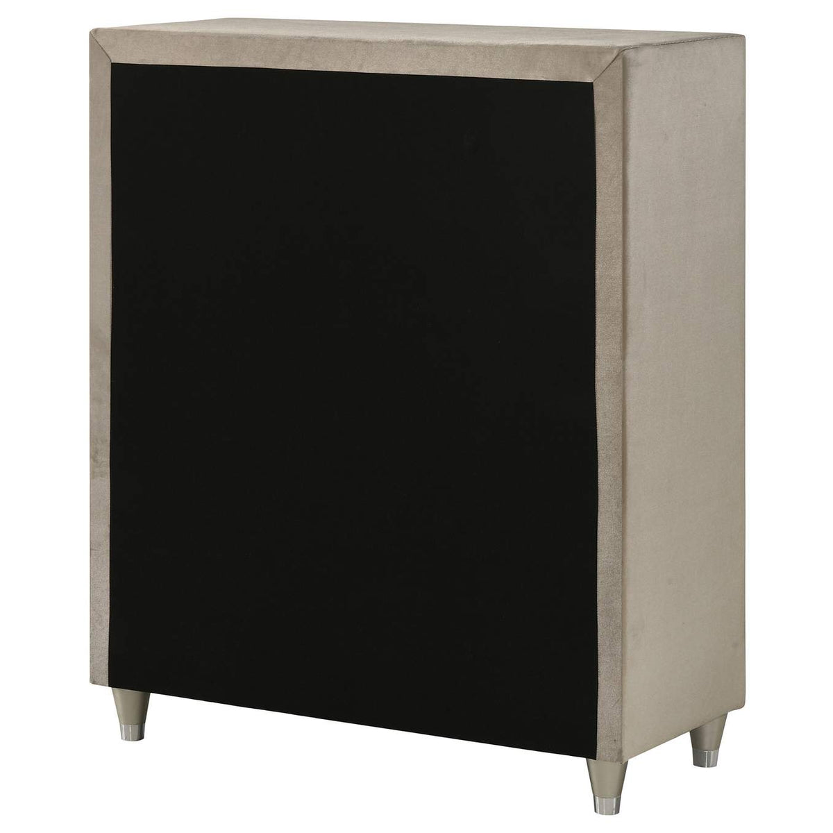 223525 Antonella 5-drawer Bedroom Chest Ivory and Camel
